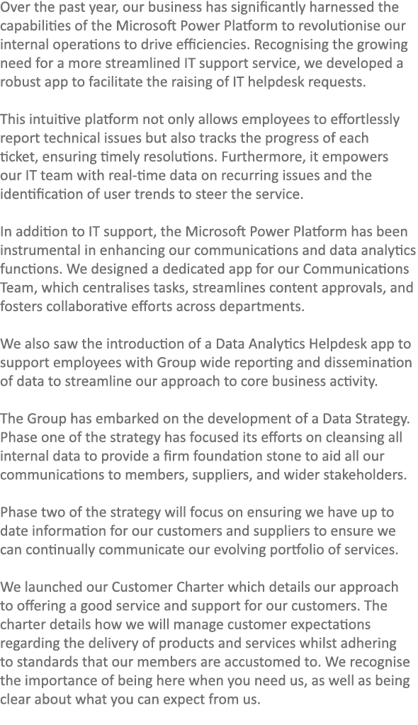 Over the past year, our business has significantly harnessed the capabilities of the Microsoft Power Platform to revo...