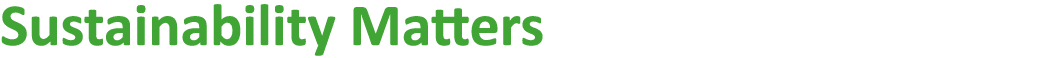 Sustainability Matters