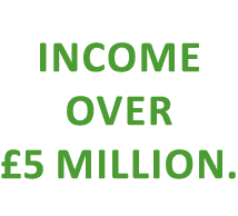 INCOME OVER £5 MILLION.