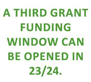 A THIRD GRANT FUNDING WINDOW CAN BE OPENED IN 23/24.