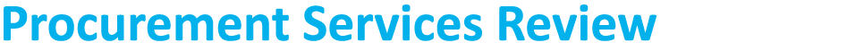 Procurement Services Review