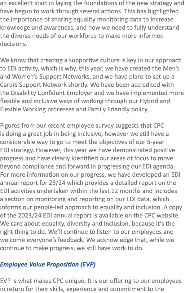 an excellent start in laying the foundations of the new strategy and have begun to work through several actions. This...