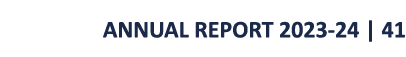 ANNUAL REPORT 2023-24 | 41
