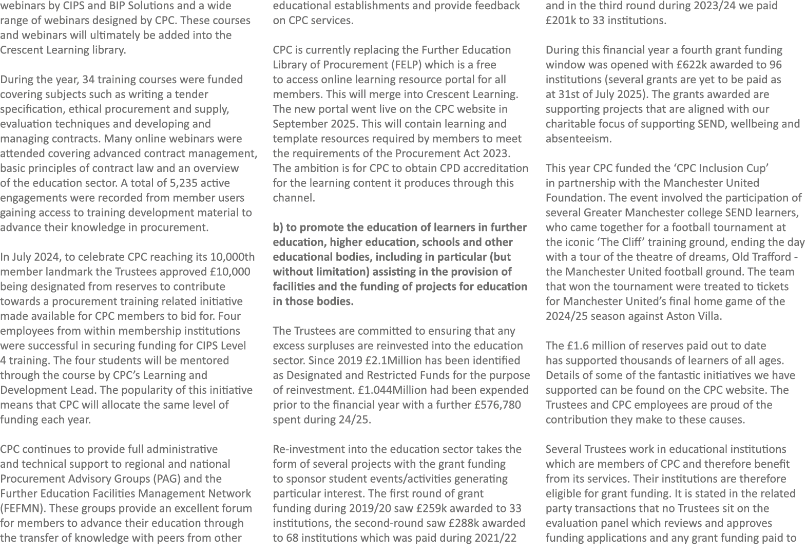 webinars by CIPS and BIP Solutions and a wide range of webinars designed by CPC. These courses and webinars will ulti...